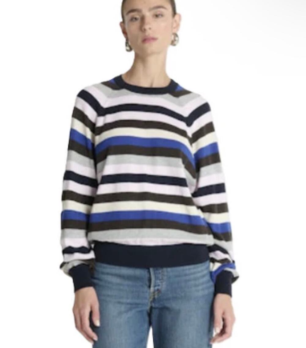 New Nation La yanni stripe sweater $238 sz M - Picture 1 of 5